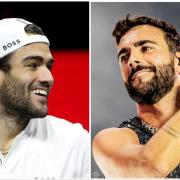 Marco Mengoni e Matteo Berrettini giocano a tennis insieme: la foto