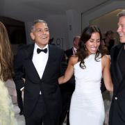 George Clooney e Brad Pitt: la romantica cena con Amal e Ines