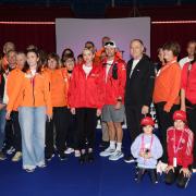 La Principessa Charlène splendida anche in tuta da ginnastica