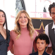 Ellen Pompeo: le rare foto dei figli alla cerimonia per la stella sulla Walk Of Fame