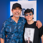Alessandro Gassmann e Francesco Gheghi ospiti di Radio Monte Carlo: le foto più belle