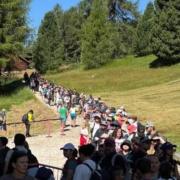 Code in Val Gardena per fare un selfie
