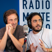 Max Angioni e Volfango De Biasi ospiti di Radio Monte Carlo: le foto più belle