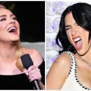 Adele balla e canta al concerto di Dua Lipa: il video
