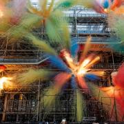  Centre Pompidou: il meraviglioso spettacolo di giochi d'artificio. Il video