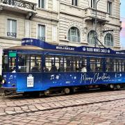La magia delle feste con il tram di Radio Monte Carlo