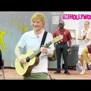 Ed Sheeran visita a sorpresa due scuole