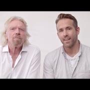 Ryan Reynolds e Richard Branson firmano una partnership stravagante