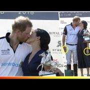 Meghan Markle infrange di nuovo il protocollo. e bacia Harry