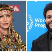 Madonna e Abel The Weeknd Tesfaye insieme