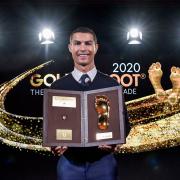 Cristiano Ronaldo riceve il Golden Foot 2020