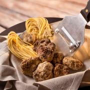 In viaggio su un treno d'epoca lungo l'itinerario del tartufo