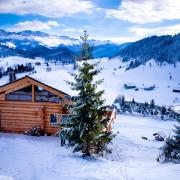 In vacanza sulla neve in uno chalet come in “Last Christmas”
