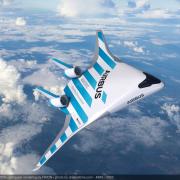 L'aereo del futuro è ecologico. E la forma è irresistibile!