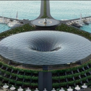 Lo straordinario hotel galleggiante totalmente green