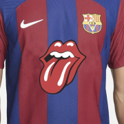 Il Barcellona giocherà il ‘clasico’ contro il Real Madrid con il logo dei Rolling Stones sulla maglia!