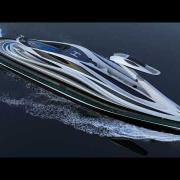 E' italiano l'avveniristico yacht che ricorda un cigno!