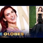 Dua Lipa scherza sul suo abito ai Golden Globe: il video