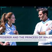 Kate Middleton gioca a tennis con Roger Federer: il bellissimo video