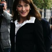 Carla Bruni nei panni di Audrey Hepburn