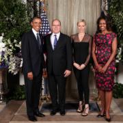 Il Principe Alberto II incontra il presidente Obama