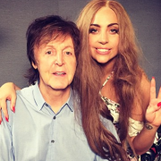 Paul McCartney in studio con Lady Gaga