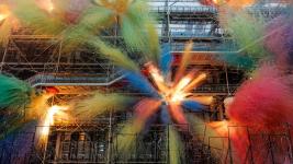 Centre Pompidou: il meraviglioso spettacolo di giochi d'artificio. Il video