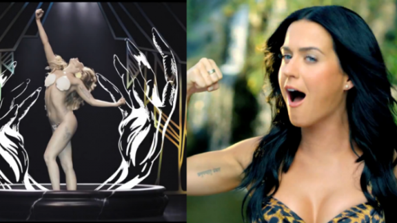 Roar di Katy Perry e Applause di Lady Gaga, video a confronto: chi vince?