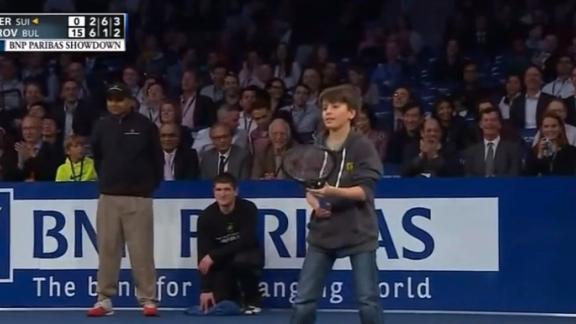 Il ragazzino che ha vinto contro Federer 