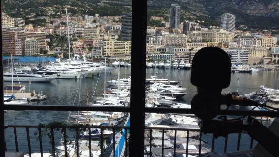 La vista sul Porto di Monaco