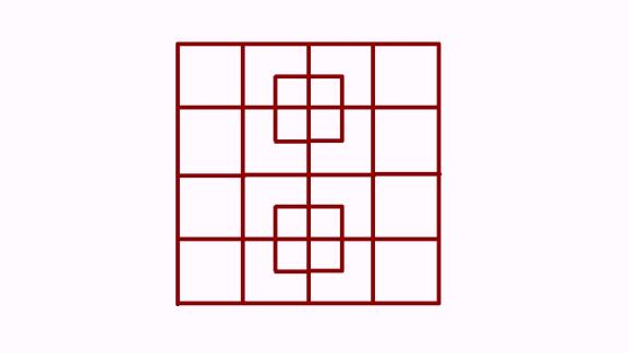 Quanti quadrati ci sono nel disegno?
