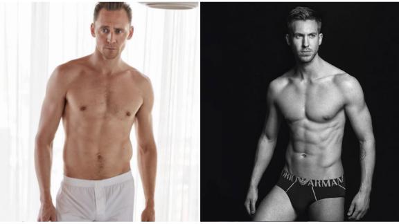 Tom Hiddleston vs. Calvin Harris. E voi chi scegliete?