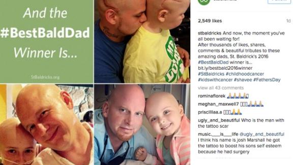 Josh Marshall ha vinto il premio per miglior papà dell'anno