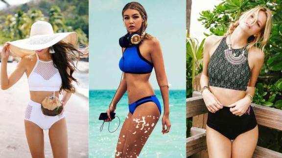 Costumi da bagno a collo alto, l'ultima tendenza del 2016