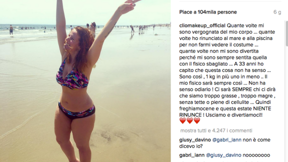 Mai più imbarazzate dal proprio corpo in bikini: l’appello di Clio Make up