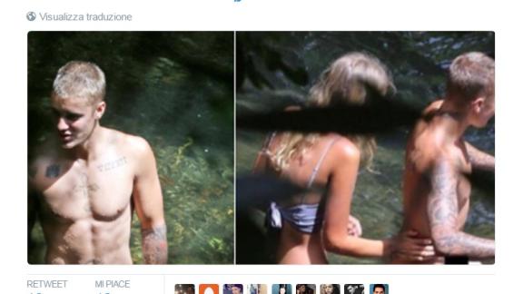 Justin Bieber paparazzato nudo alle Hawaii: ed il papà lo prende in giro 