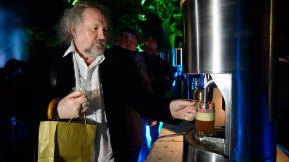 La prima fontana di birra inaugurata in Slovenia