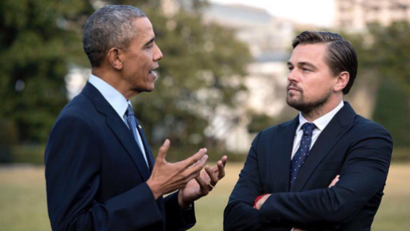 Leonardo DiCaprio incontra Obama