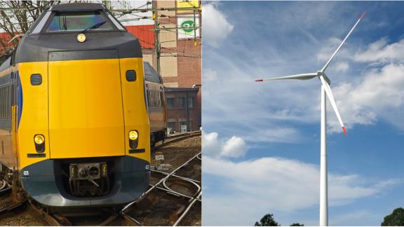 Treni a vento. In Olanda tutti i treni saranno alimentati dall'energia eolica