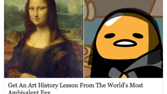 La storia dell'arte spiegata... da un uovo!