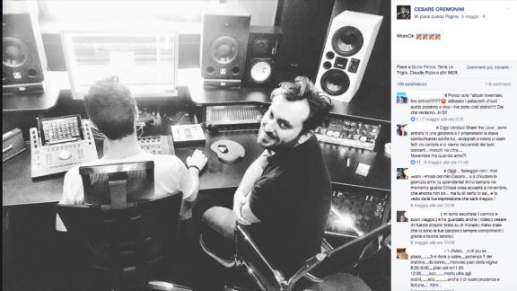 Cesare Cremonini: a Londra per  registrare il nuovo album