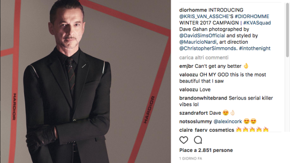 Dave Gahan è il nuovo testimonial per Dior