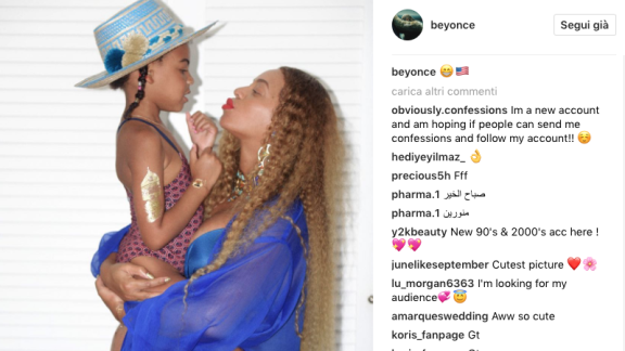 Beyoncé. Finalmente svelati i nomi dei gemelli