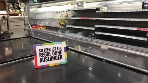 Supermercato vuoto senza prodotti stranieri: ecco la provocazione contro il razzismo