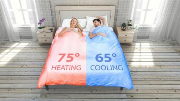Ecco la coperta a due temperature, mai più litigi di coppia
