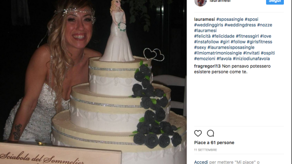 Sposa e single: il primo matrimonio in cui il partner non c'è!