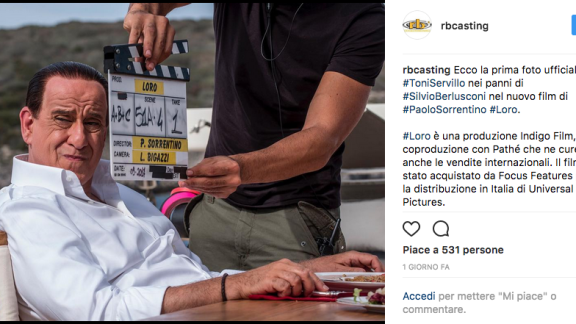 Toni Servillo o Silvio Berlusconi? Ecco la prima foto dal nuovo film di Sorrentino!