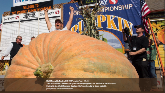 Tempo di Halloween? Ecco la zucca più gigantesca d'America