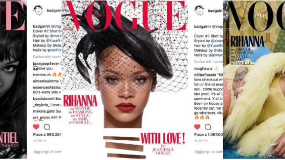 Rihanna si fa in tre per Vogue Paris