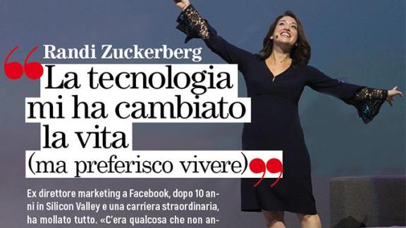 Randi Zuckerberg: la tecnologia mi ha cambiato la vita 
